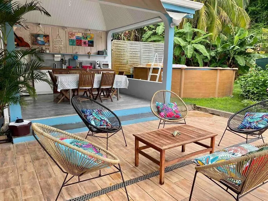 Logement 3 Chambres Climatisees & Piscine Vue Mer Le Robert Martinique